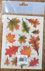 Provo Craft Designer Seasons Changing Colors Leaves Leafs Fall Scrapbook Sticke