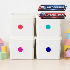 2800 PCS Colored Dot Stickers 1/2″ Color Round Circle 3/4 INCH, Multicolored