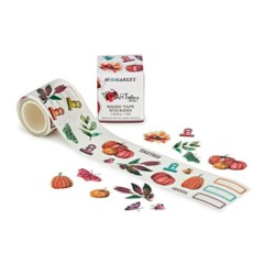 49 AND MARKET – WASHI TAPE N STICKERS – 4 DIFF PKGS – SPICE N MOON LIT GARDEN