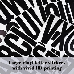 114 Large Alphabet Stickers, 12 Sheets 5 Inch Self-Adhesive Vinyl Letters Sti…