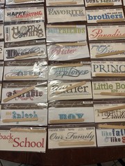 Lot of 72 My Mind’s Eye Bohemia Transfer Titles Rub-Ons Scrapbook