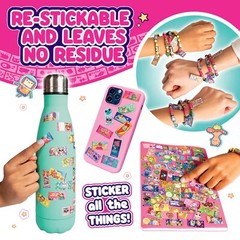 STICKI Rolls Sticki Book – Wearable & Shareable Sticker Bracelet + Collection…