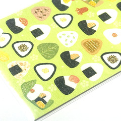 Japanese Onigiri Washi Sticker Sheet Rice Ball Bento Food Japan