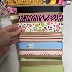 Huge Lot Of 310+ Yds Ribbon For Crafts Scrapbooking Junk Journal; New & Used