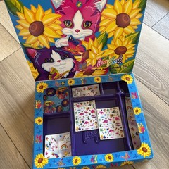 VTG Lisa Frank My Sticker Collection Box Kittens w/Stickers