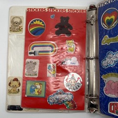 Vtg 1980s Small World Sticker Book Sanrio Scratch Sniff Hello Kitty 10 Pgs Album