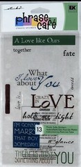 USED Sticko Ek Success Phrase Cafe Clear My True Love Like Our Scrapbook Sticker