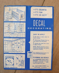 Vintage Meyercord Decals – Vintage Stickers- Americana Designs – 1940s–1950s