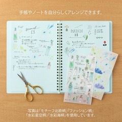 MIDORI sticker transfer Nordic motif 82631006