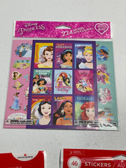 5 AMERICAN GREETINGS FORGET ME NOT STICKERS LOT NEW SEALED DISNEY PRINCESS L.O.L