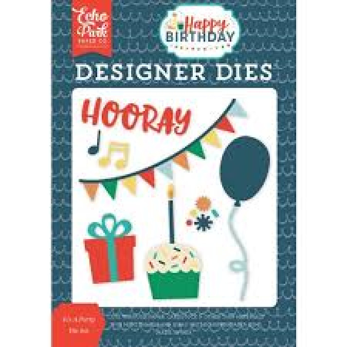 Echo Park Designer Dies HAPPY BIRTHDAY TO YOU Steel Dies Scrapbooking