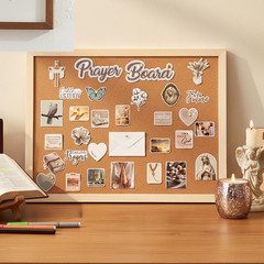 Boho Prayer Board Supplies – 164 Pcs Brown Bible Verse Jesus Christian Bulletin
