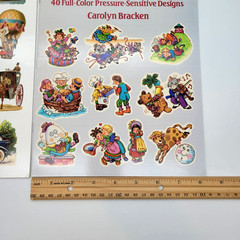 Vintage Sticker Books Lot of 4 Victorian Old-Fashion Transportation Mother Goose
