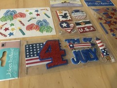 4th Of July Scrapbook Stickers LOT ; Jolee , Creative Memories , And More