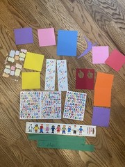 School Time Teacher Scrapbooking Lot Items