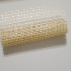 Lot 7 Small Rolls Netting Scrapbooks Neutrals Red Pink Blue Embellishments Net-C