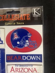 K&Company COLLEGIATE Clearly Yours Dimensional Sticker Arizona Wildcats 🏈