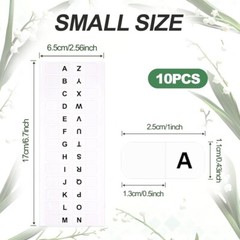 Self Adhesive Alphabet Tabs 260 Pcs Index Sticky Labels Organizing Books Files