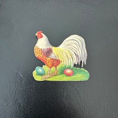 Vintage Airplane & Easter Die Cut Scrap Lot 15 Pc Rabbits Roosters Angels German