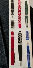 Vintage Mrs Grossmans Stickers Fountain Pens Reflection Collection 1 Strip