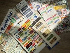 Stickers Lot 25 Sheets Boy Theme School Sports Dad Scrapbooking Embellishments