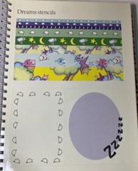 Vintage Scrapbook Stickers & Stencils Book 400 stickers Zoo Birthday