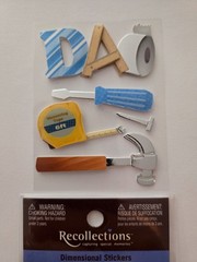 Dad/Grandpa/Grandparents Crafting Stickers