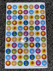 Vintage 1999 Sandylion Mini Classroom Stickers (Lot Of 48 Sheets) Teacher
