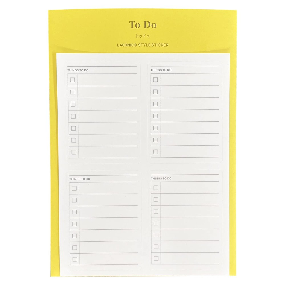 Laconic Style Note Sticker To-Do List LGF34