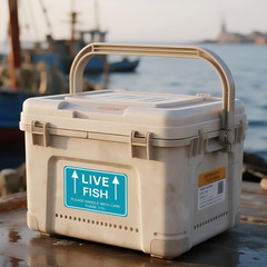 60PCS Live Fish Stickers Shipping Supplies,Please Handle with Care This Side …