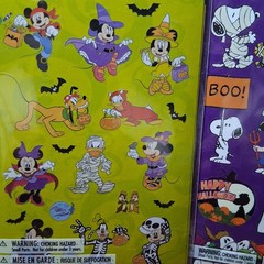 Disney & Peanuts Sticker Lot American Greetings 100 Stickers Mickey Mouse Snoopy