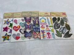 58 Crafters Square & Dot Brand Stickers Stencils Ceramic Stickers & More NEW