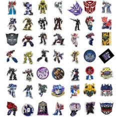 20 TRANSFORMERS RANDOM ASSORTED 2″ STICKERS LABELS PARTY FAVOR ANIME AUTOBOT