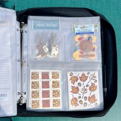 Creative Memories Binder ~ 14 Sheets of Stickers ~ Fall, Autumn, Halloween