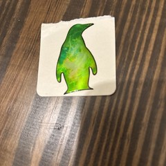 Rare Vintage 80s Mystik Oilies Penguin Touch Sticker 1980s Rare