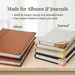 100 Pcs Vintage Metal Book Corner Protectors Decorative Corner Guards for Albums