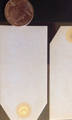 VELLUM OFF-WHITE TAGS Binder Stickers (4pc)Sticko•Labels•Journaling•Gifts*X-mas