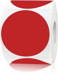 Removable Colored Dot Labels, 1.5 Inch Circle Stickers, Waterproof-Writable for