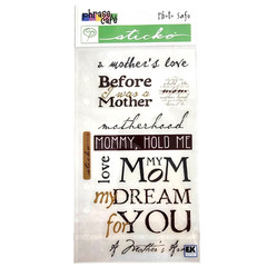 Sticko Phrase Cafe Stickers My Mom Mothers Day Love Motherhood EK Success