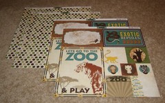 Bo Bunny Double-Sided Heavyweight Paper(4) ~ Safari…..Safari Zoo
