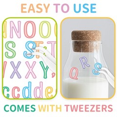 30 Sheets Vinyl Letters Stickers Small, Tiny Letter and Number Stickers 1/2 i…