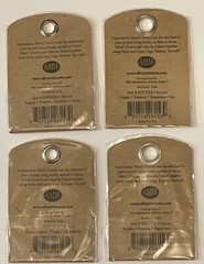 All My Memories Expressions Reversible Word Charms Four Sets of 2 Bronze