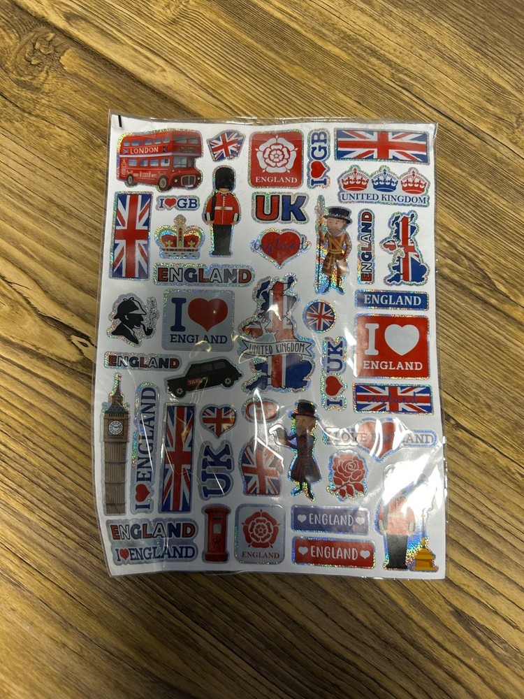 New Great Britain London Stickers Scrapbooking Journaling Crafts United Kingdom