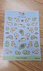 Hubman and Chubgirl Large Sticker Sheet – Happy Koi Pond