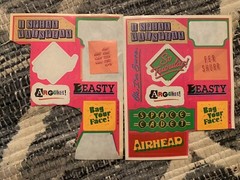 VINTAGE! 1983 Hallmark Valley Girl Slang 14 Stickers 2 Incomplete Sheets Retro