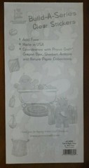 Provo Craft Scrapbooking Stickers by M. Cole, TUB & NIGHT TIME, large sheet