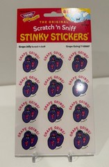 Trend Retro Stinky Stickers Scratch Sniff Grape Jelly Sealed 2 sheets 24 total