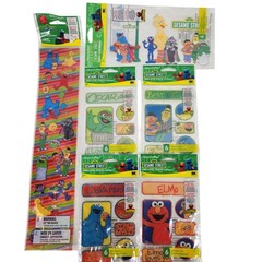 Vintage Jolee’s Boutique Sesame Street Stickers Lot 6 Packs Dimensional Tiles