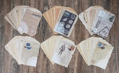 150 Sheets of Scrapbook Paper, Vintage Journaling Supplies Craft Kits for Bullet