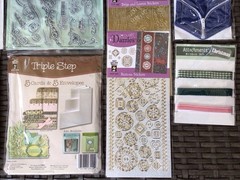HOT OFF THE PRESS LOT~Stamps-Dazzles-Ribbon-Tags-Pockets~NEW